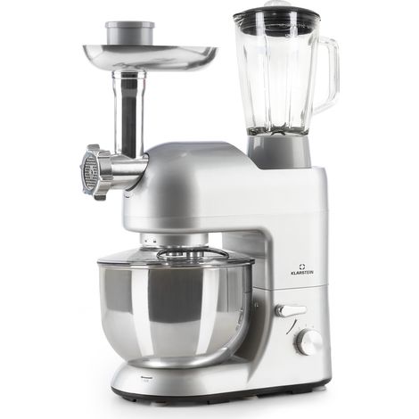 Klarstein Lucia robot de cocina 3 en 1 1800 W/2,7 PS 5 L acero inoxidable sin BPA (1/5)