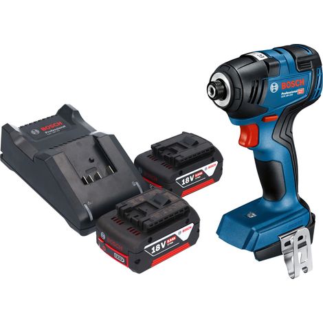 Visseuse à chocs sans fil Bosch GDR 18V-200 Professional 18 V 200 Nm sans balais + 2 batteries 5,0 Ah + chargeur (1/5)
