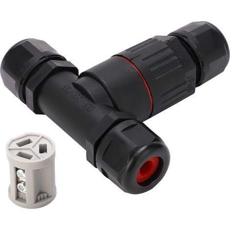 Connecteur étanche IP68 pour lampes CDF‑200/3T en PA66 ignifuge (1/5)