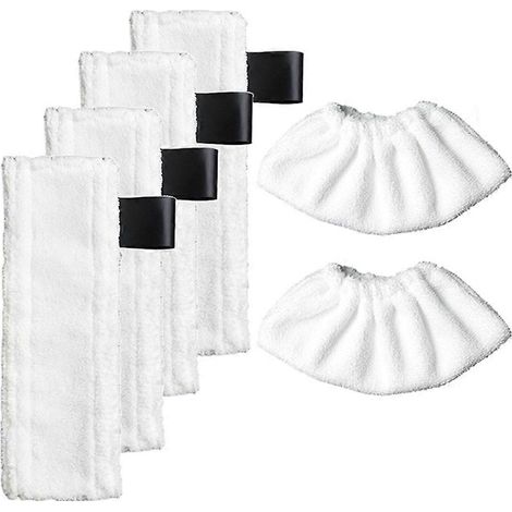 6er-Pack Ersatz-Dampfreiniger-Bodenwischtücher für Kärcher SC2 SC3 SC4 SC5 Staubsauger-Wischbezüge, Lappen, Pads (1/5)