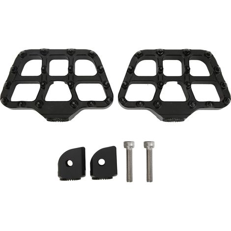 Crochet pliant en alliage d'aluminium robuste, support de charge lourde pour moto scooter vélo, argenté (1/5)