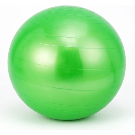 Ballon de yoga PVC vert 45 cm modèle 60