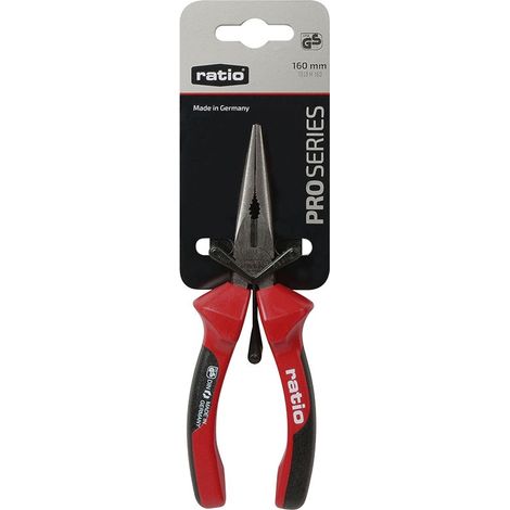 Pince mi-ronde pointes droites Série RATIO PRO - talla 160 mm (1/2)