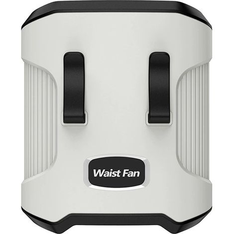 1 Ventilateur à clipser, 3 vitesses, rechargeable USB-C, mains libres, portable pour cou et ceinture, camping chantier (1/5)