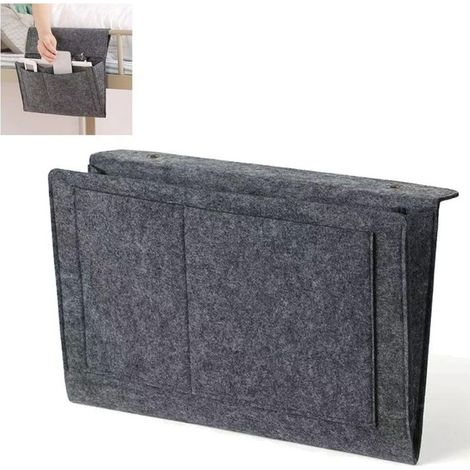 1-teiliger Nachttisch-Organizer aus Filz, 5 Fächer, Aufbewahrung für Schreibtisch/Nachttisch, Schlafzimmeraccessoire, ideal für Wohnzimmer und Arbeitszimmer (1/5)