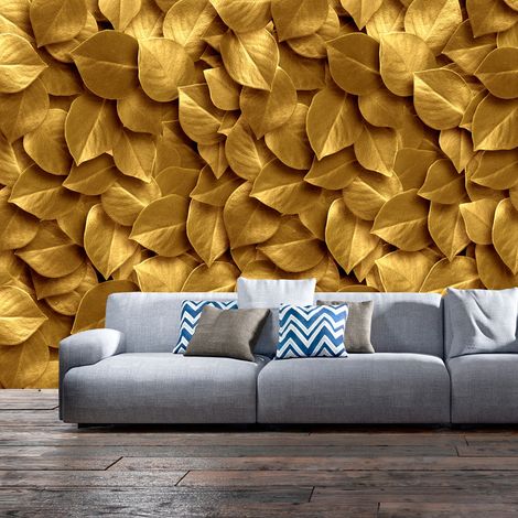 Fotomurale - Foglie d'oro - 200x140 (1/4)