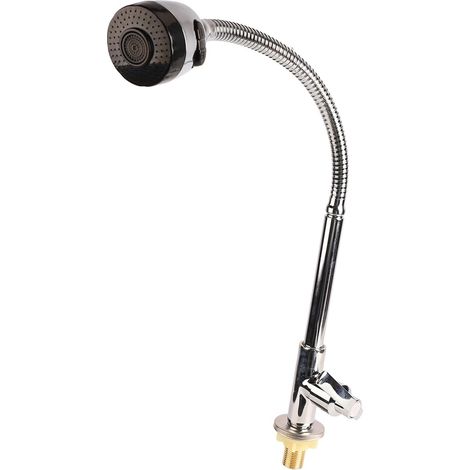 Robinet, Robinet D'évier De Cuisine en Acier Inoxydable avec Pulvérisateur Extractible Noyau en Cuivre Et Tige en Cuivre Poignée Monotrou Robinet Extractible Pivotant (1/5)
