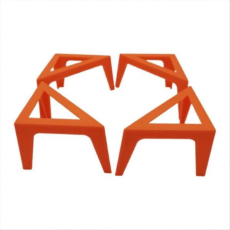 Supports de toile 4 pièces pour peinture acrylique fluide, rehausseurs de pieds pour peintre, support pour planche à dessin, trépied, outil C (1/5)