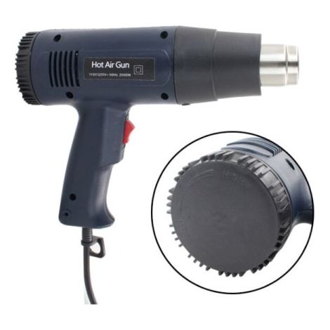 Pistolet à air chaud à réglage continu de température, haute puissance pour souder et thermorétracter le film plastique, outil de scellage performant (1/5)