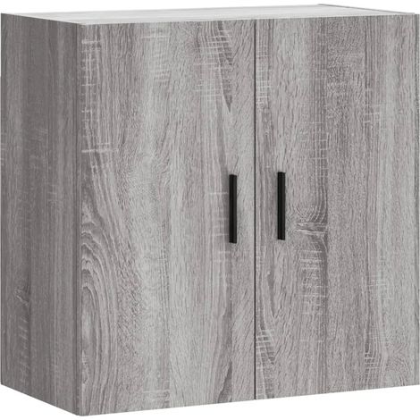 Armario de pared funcional de madera de ingeniería 60 x 31 x 60 cm decorativo estilo vintage en gris Sonoma 020048819 (1/5)