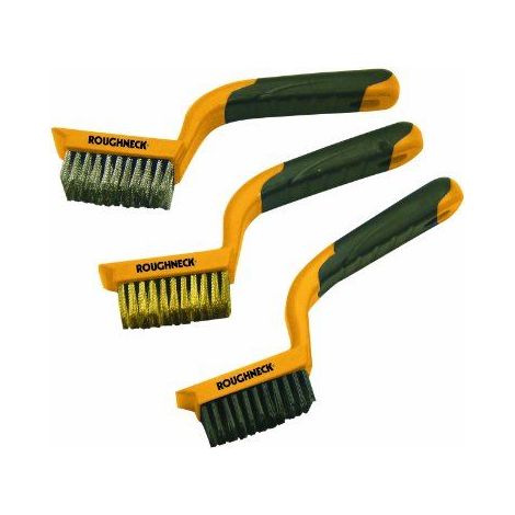 Roughneck 52012 Grande brosse metallique Lot de 3 (Import Grande Bretagne)