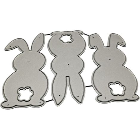Osterhase-Stanzschablone aus Metall zum Selbermachen von Scrapbook-Alben und Papierkarten