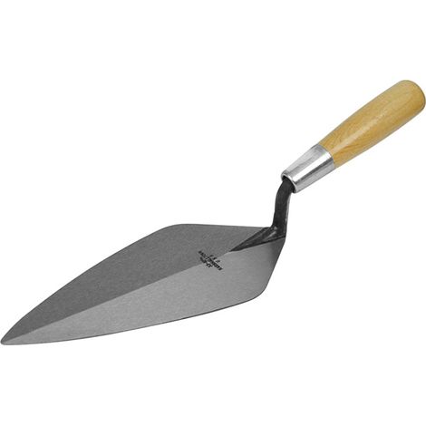 33 London Pattern Brick Trowel Wooden Handle 13in