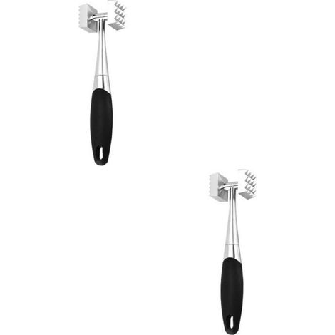 Marteau À Viande - Alliage De Zinc - Double Face Avec Aiguilles - Pour Cuisine Maison Et Professionnelle - 1 Pièce (1/5)