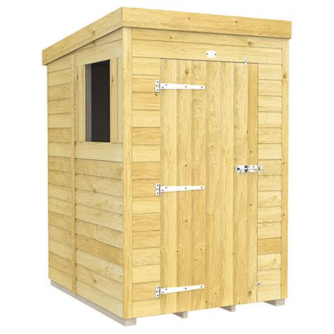 4 x 5 Pent Shed