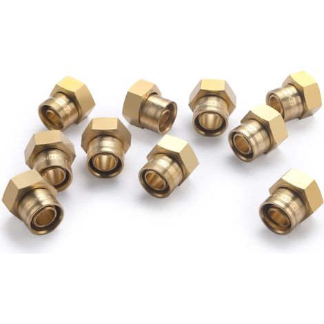 Raccord femelle écrou libre à glissement pour tube PER NOYON & THIEBAULT Ø20 - F20x27 (3/4)x10 raccords