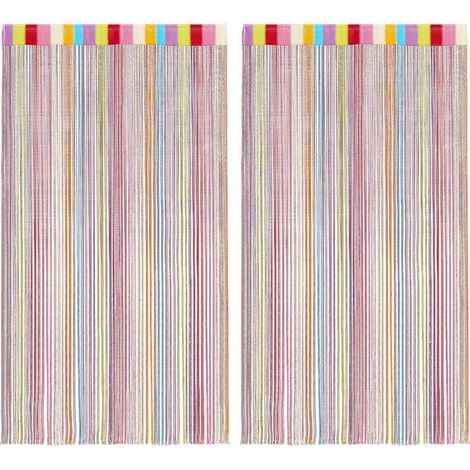 Stores à cordes, 2 pièces par paquet, couleurs variées, 100 x 250 cm (1/5)