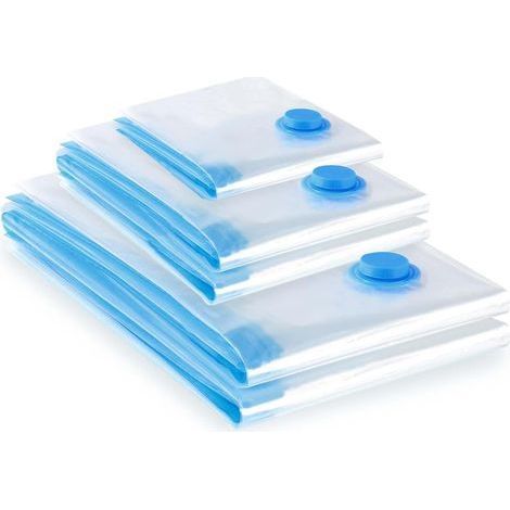 Sac Sous Vide Vetement Aspirateur, Lot de 5 (2L 80x60 + 2M 70x50 + 1S 60x40) Sac de Rangement Sous Vide (1/5)