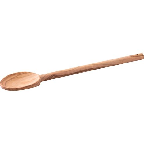 Fackelmann Kochlöffel rund 30 cm OLIVE, Löffel aus Holz, Design-Küchenhelfer aus Oliven-Holz, robust und mit unverkennbarer Maserung (Farbe: Braun), Menge: 1 Stück"-"30850 (1/5)