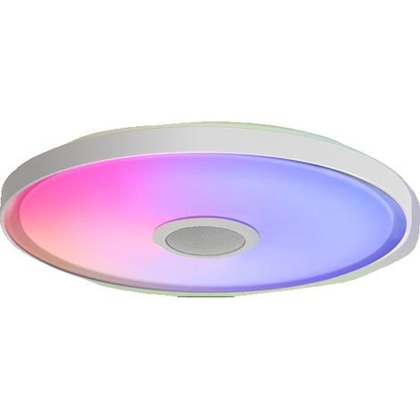 Lampe de plafond, haut-parleur intégré, contrôle intelligent, 46cm(18pouce), 220V (1/2)