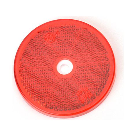 CATADIOPTRE ROND ROUGE 61MM A FIXER (1/4)