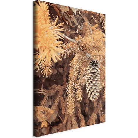 Image - Pomme de pin dorée (1 partie) verticale (1/5)