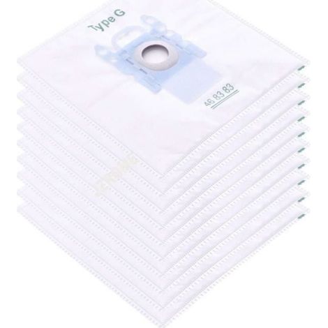 10 Filtre à manches pour sacs à poussière pour Bosch Type G/MegaFilt Super Tex BBZ41FG 468383 (1/4)