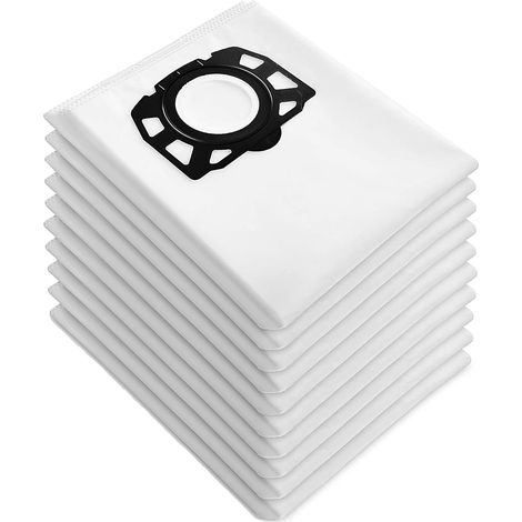 Set aus 10 Staubsaugerbeuteln für Kärcher WD4, WD5, WD6, MV4, MV5, MV6 – Waschbare Staubsaugerbeutel für Nass- & Trockensauger (1/5)
