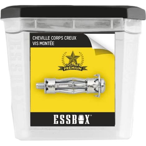 Cheville corps creux - Ø4 mm x 47 mm - Boite de 100 - EX-91108104047