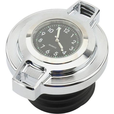 Tapón de depósito de combustible para motocicleta con reloj para Sportster XL 883 1200 Road King 1996-2023