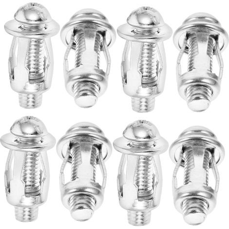 Écrous d'expansion à pétales pour portes creuses, 10 pièces (8 x 21 mm et 8 30 mm), vis d'ancrage (1/5)