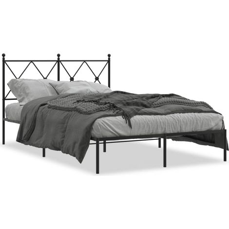 Maison Exclusive - Estructura cama sin colchón con cabecero metal (1/5)