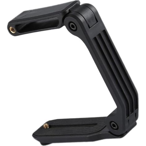 Support de Caméra Portable Noir Stabilisateur pour DSLR et Caméscope, Poignée en Nylon Pa66 Fibre de Verre, Vis 1/4 pour Prise en Main Confortable et Prise de Vue Basse (1/5)