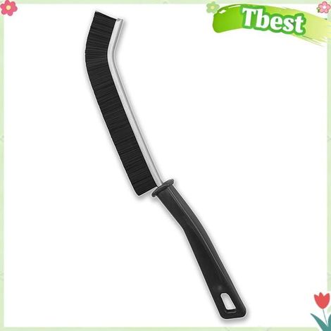 Tbest Brosse de nettoyage de crevasses Ensemble de brosses de nettoyage de crevasses, 3 pièces, outil bricolage circulaire Noire (1/5)