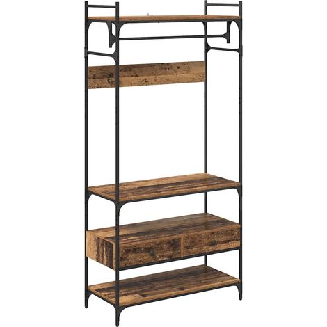 Armario Madera vieja 89 x 39 x 184.5 cm Madera contrachapada vidaXL