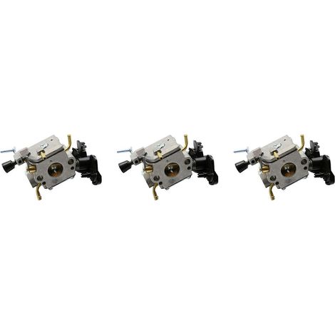 3X carburateur pour Husqvarna 445 et 450 tronçonneuse moteur pièces 506450401 (1/5)