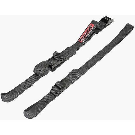 Sangle de bagage moto avec boucle métallique haute élasticité, compatible avec les sangles de chargement et le porte-bagages arrière de vélo (RN)WHBYV (1/4)