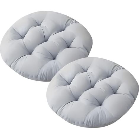 Lot de 2 patins ronds antidérapants pour sols et chaises de salle à manger (40 cm, gris) (1/5)