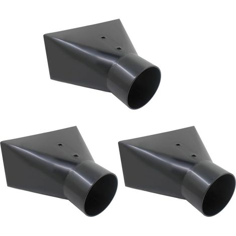 Buse tuyau aspiration copeaux capteur balai pour aspirateur à copeaux atelier collecteur sciure extracteur poussière embout (3pcs) (1/5)