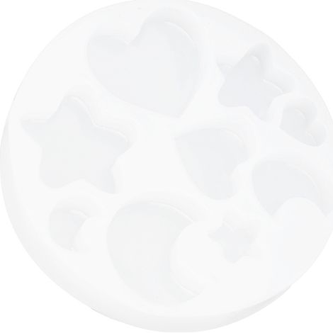 Moule en silicone souple et élastique aux formes mignonnes pour gâteaux et chocolats, idéal pour la cuisine et les loisirs créatifs (Type 1). (1/5)