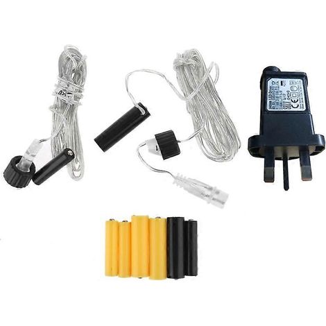 Adaptateur secteur pour piles AA/AAA (2 ou 3 piles AA/AAA) (1/5)