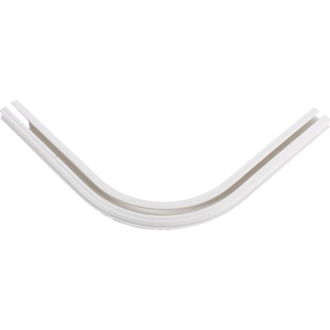 de Tringle Rideaux Mural Adhsif 90 Angle Silencieux Rail (1/5)