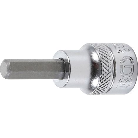 Chiave a bussola  10 mm (3/8")  esagono interno 1/4"