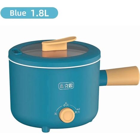 Cuiseur à riz multifonctionnel miniature (bleu), poêle antiadhésive ménagère, appareil de cuisson (1/5)