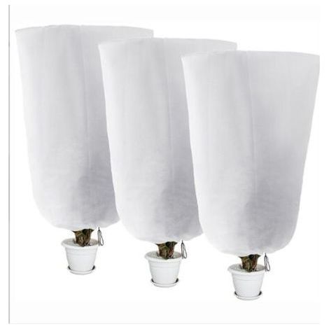 Voile Hivernage Plante Exterieur, Lot de 2 Housse d'hivernage pour Plantes en Pot, 80 x 120cm Contre Le Froid et Le Gel, 60g/m² bâche Protection Arbustes Couverture (1/5)