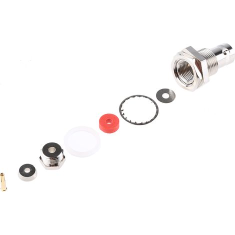 Connecteur coaxial RS PRO Femelle Droit, raccordement Cage à ressort 75O Montage panneau ( Prix pour 1 )