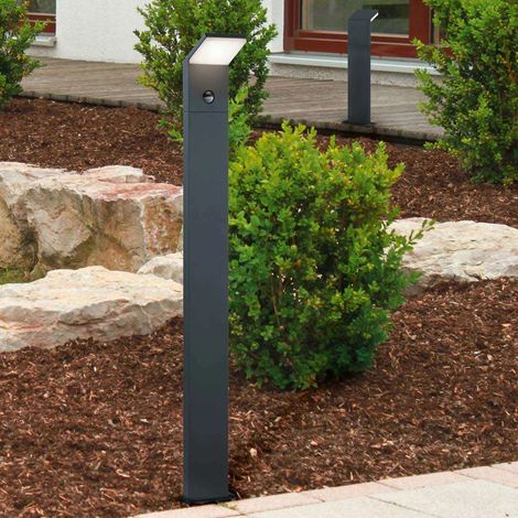 TRIO LEUCHTEN BORNE LUMINEUSE D'EXTÉRIEUR EN FONTE D'ALUMINIUM ANTHRACITE 421169142 PEARL (1/5)