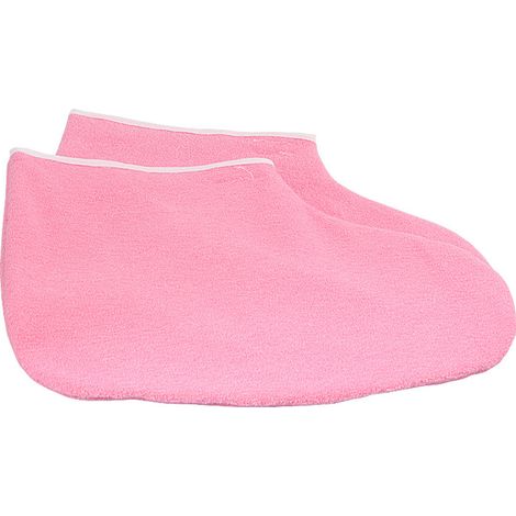 Gants Et Chaussons En Éponge Pour Bain De Cire - Pour Soins Des Mains Et Des Pieds - Lot De 2 Pièces (1/5)