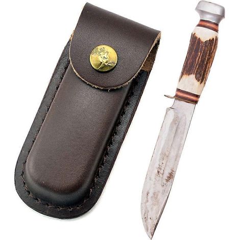 Étui en cuir pour couteau pliant de poche, étui pour couteau, sac pour outil de coupe (1/4)