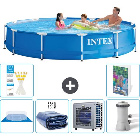 Frame Pool Rund - 366x76 cm - 7-teilig S124 (1/5)